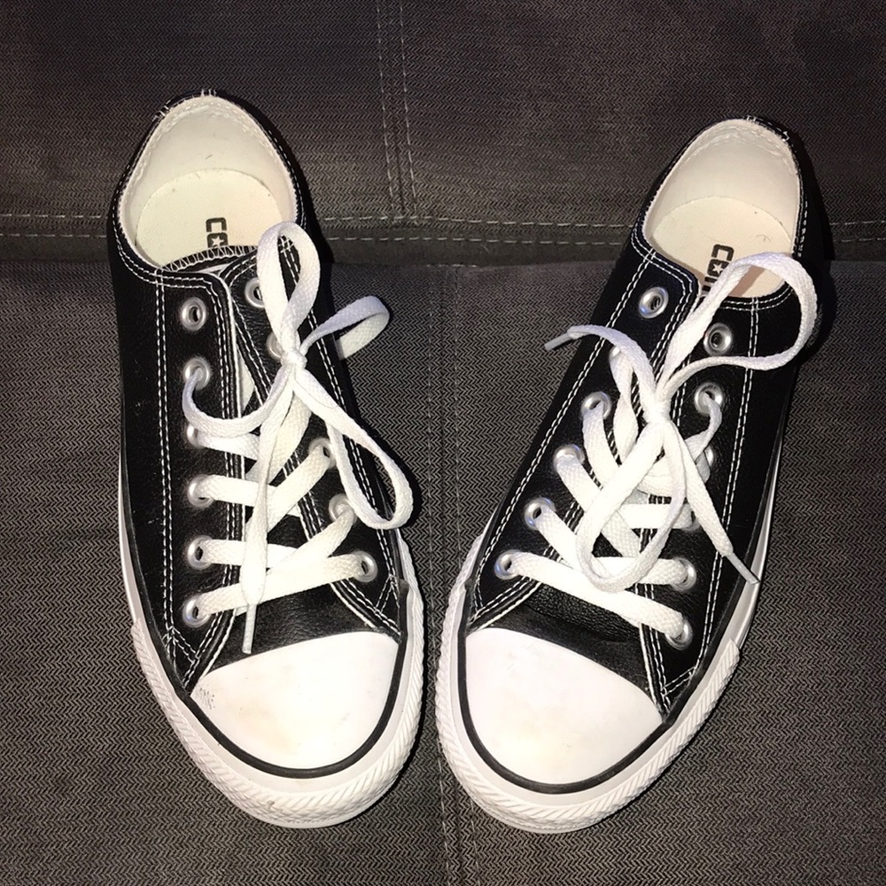 Converse All Stars black leather